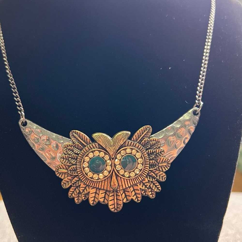 Beautiful whimsical owl necklace! - image 3