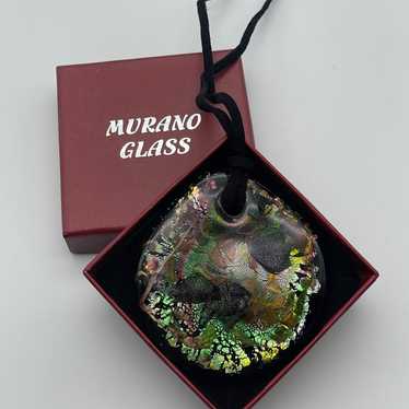 Vintage Murano Art Glass Jewelry Pendant