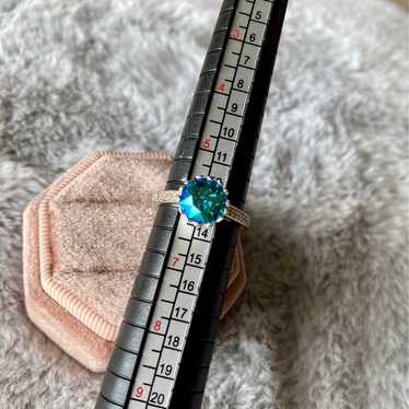 SWAROVSKI/スワロフスキーGLACIER/CRYSTAL RING/水色