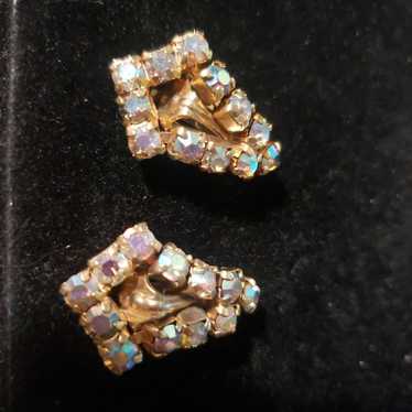 La roco aurora boreal clip on earrings - image 1