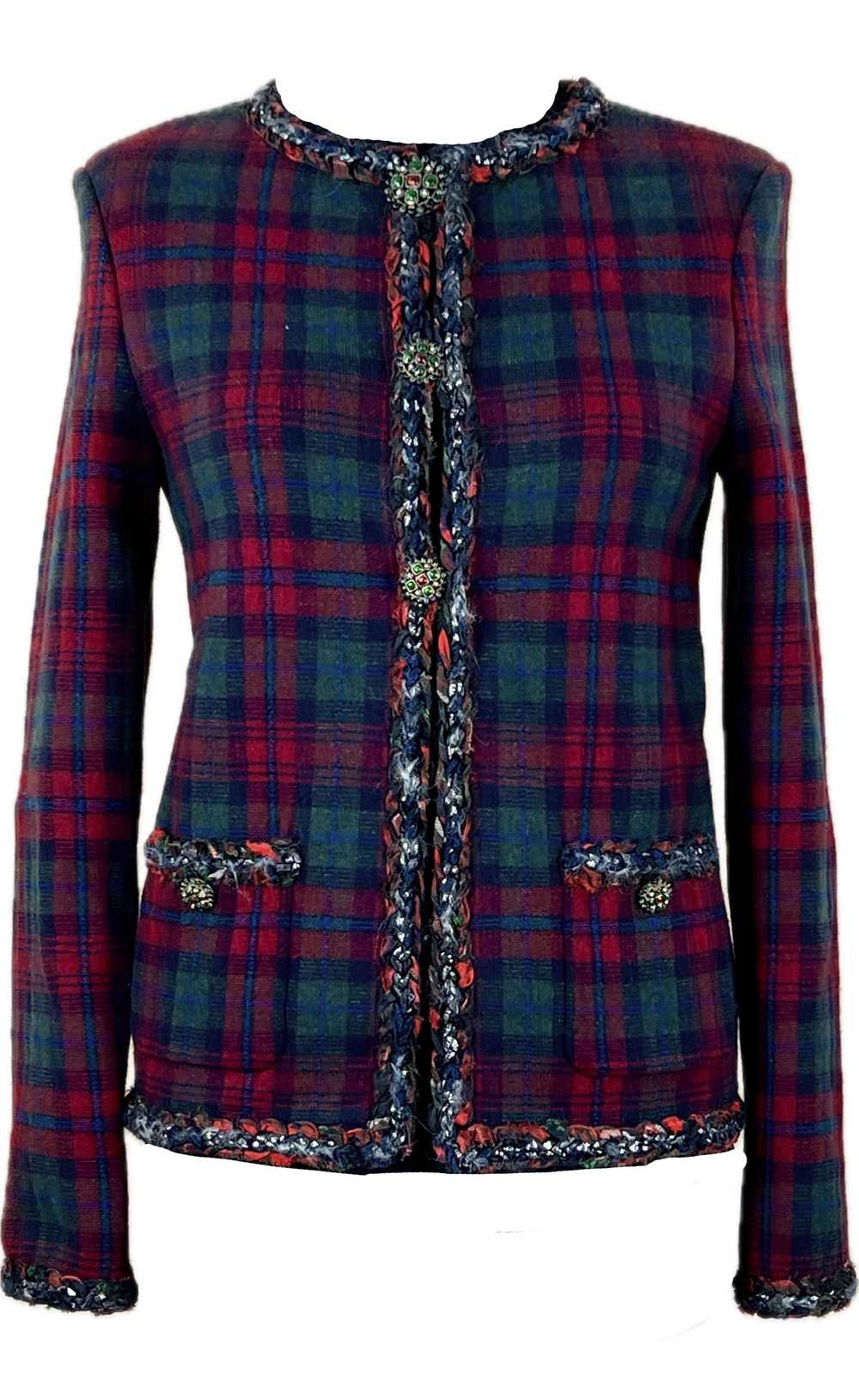 Product Details Paris/Edinburgh Tartan Blazer/Jac… - image 1