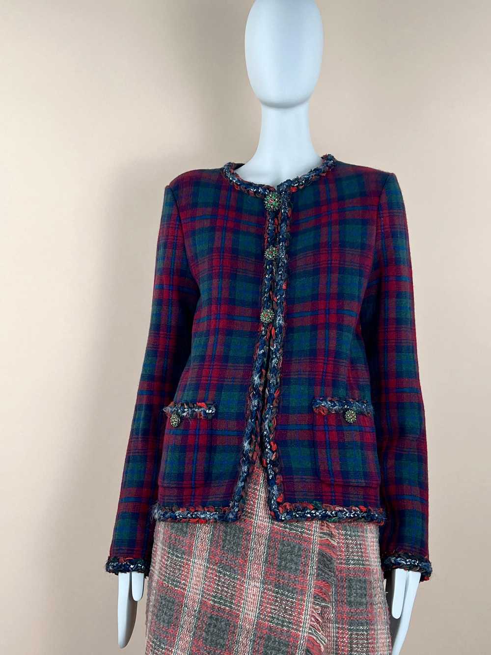 Product Details Paris/Edinburgh Tartan Blazer/Jac… - image 2