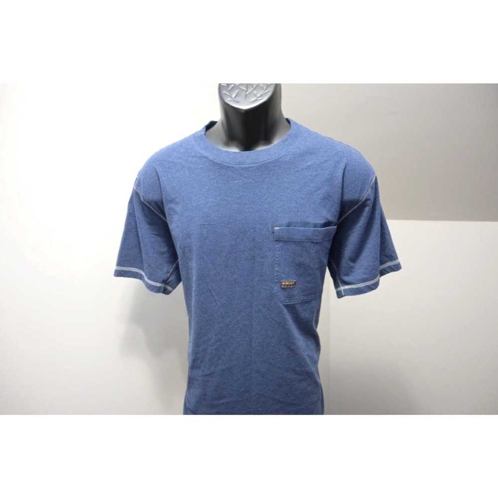 Ariat Ariat Rebar Tee Shirt Blue Short Sleeve Gra… - image 2