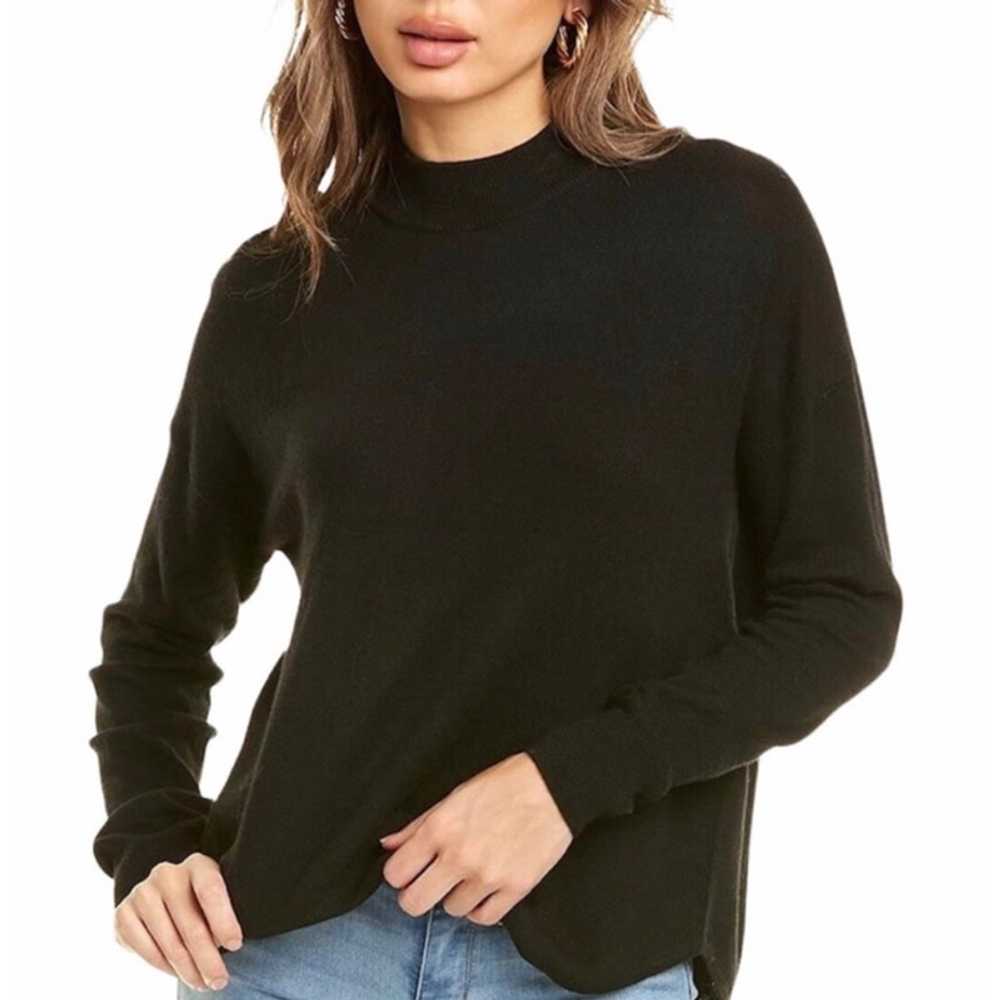 Madewell Ashbury Mockneck Sweater in Black Women'… - image 1