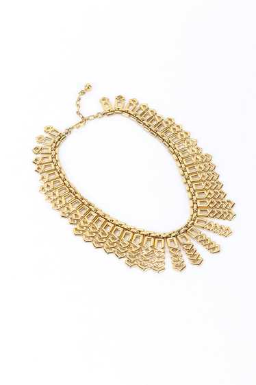 TRIFARI Geometric Feather Collar Necklace