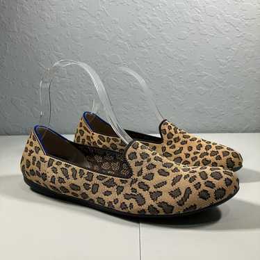 Rothy's  Flat Round Toe Flats Size 8 Leopard Chee… - image 1