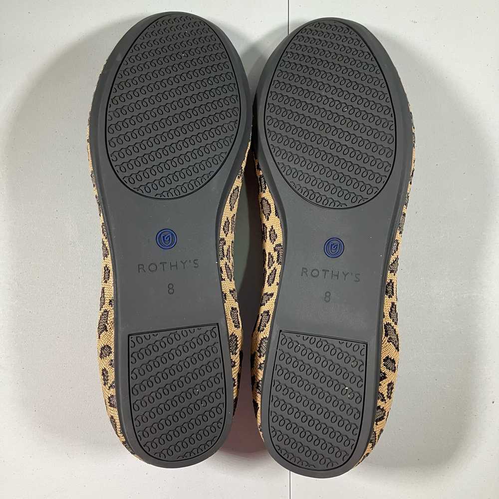 Rothy's  Flat Round Toe Flats Size 8 Leopard Chee… - image 5