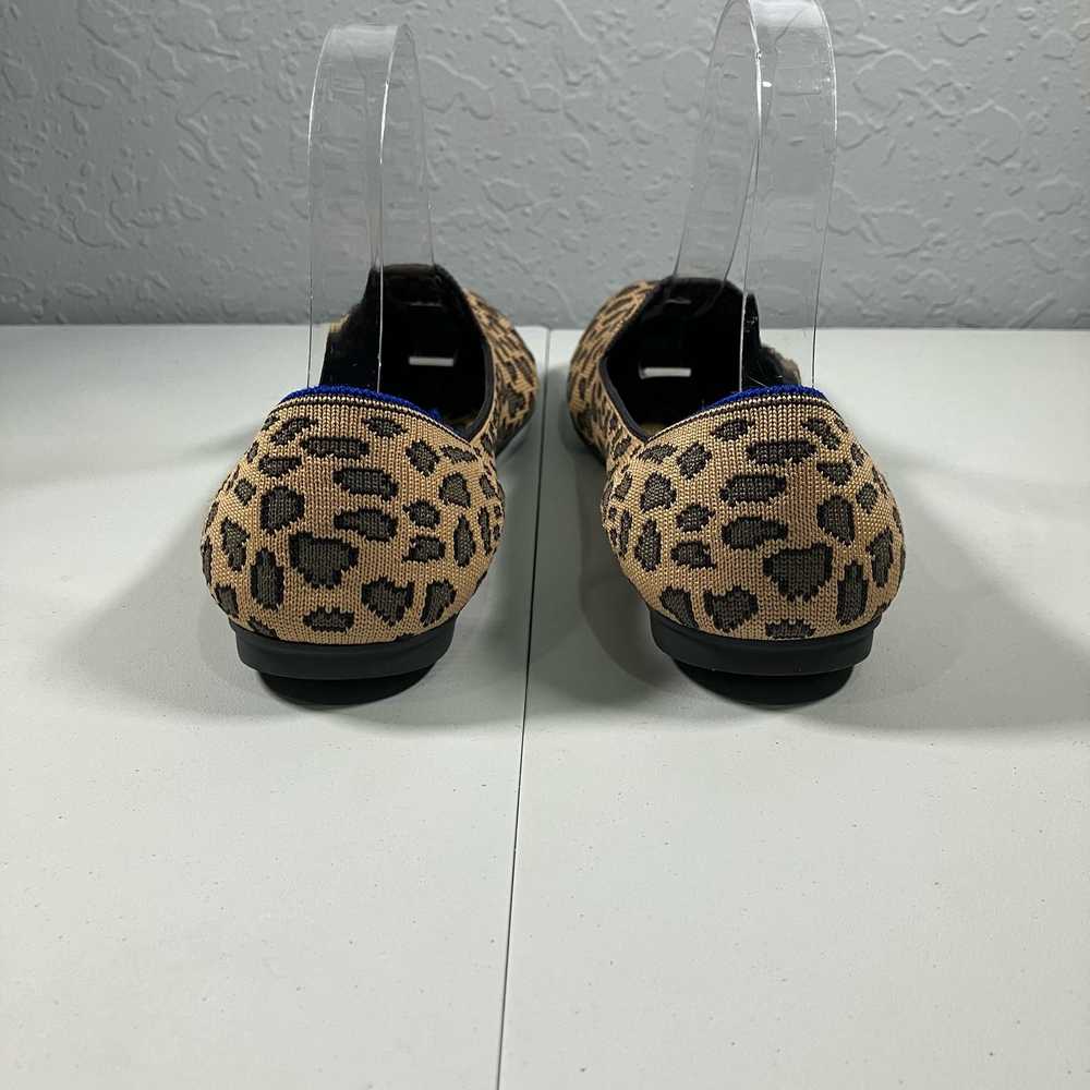 Rothy's  Flat Round Toe Flats Size 8 Leopard Chee… - image 6