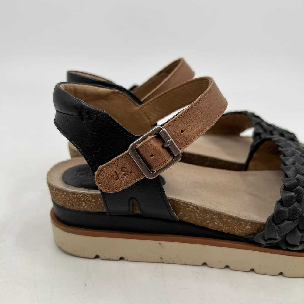 Josef Seibel Black and Brown Platform Sandals | S… - image 3