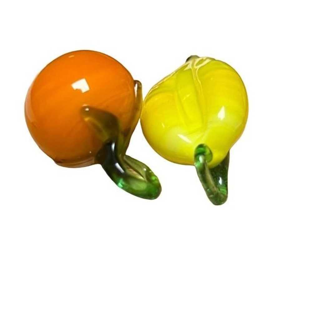 Vintage Hand Blown Miniature Murano Glass Fruit P… - image 7