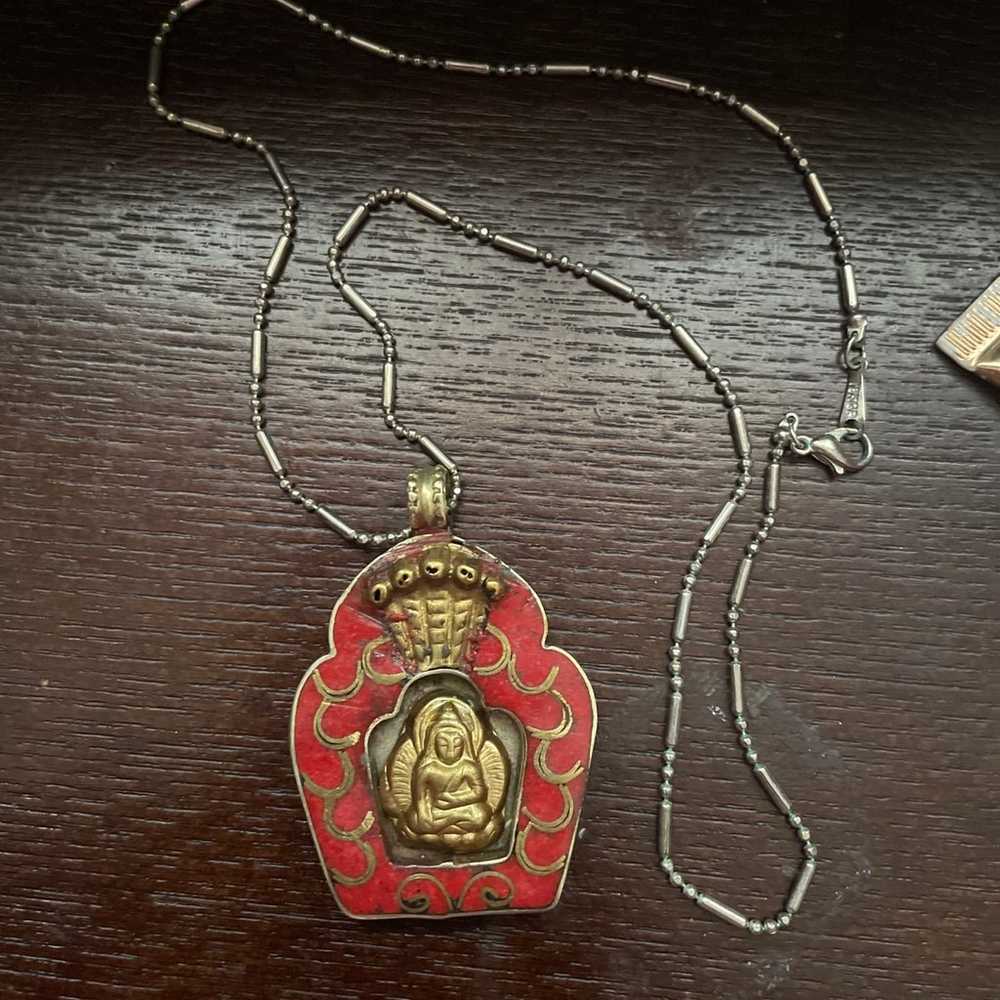 Rare Vintage Indian Necklace - image 1