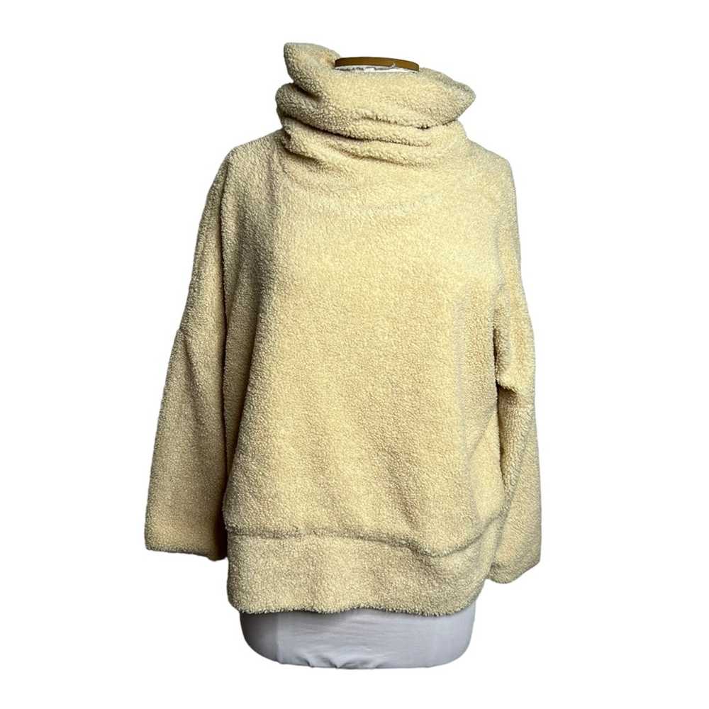 Tuckernuck tan teddy Rollins pullover sz S - image 6