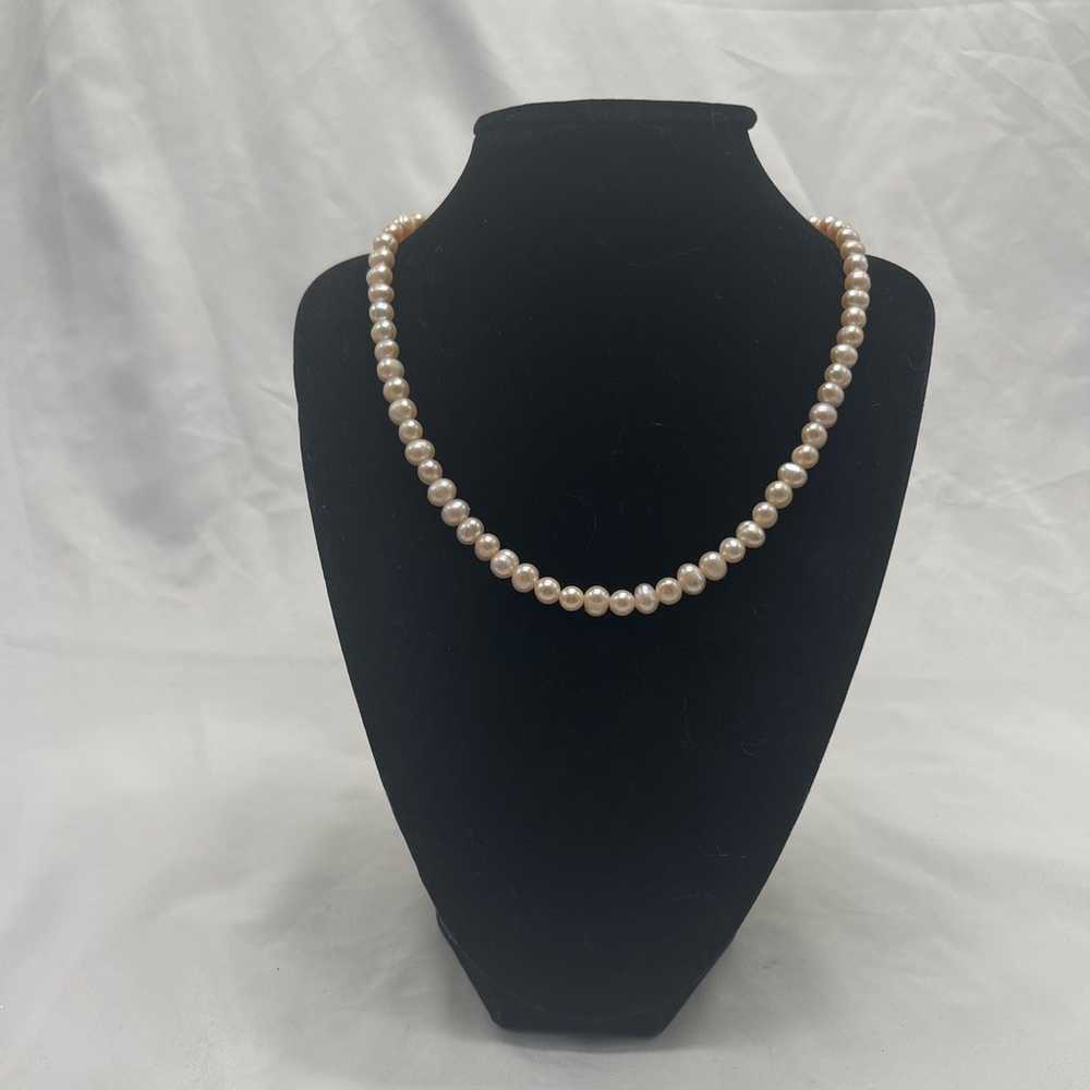 VTG freshwater Pearl necklace - image 1