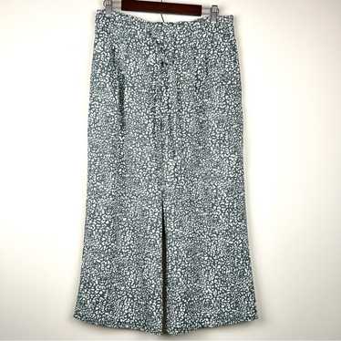 DR2 Polyester Wide Leg Pants Women Size L Leopard… - image 1