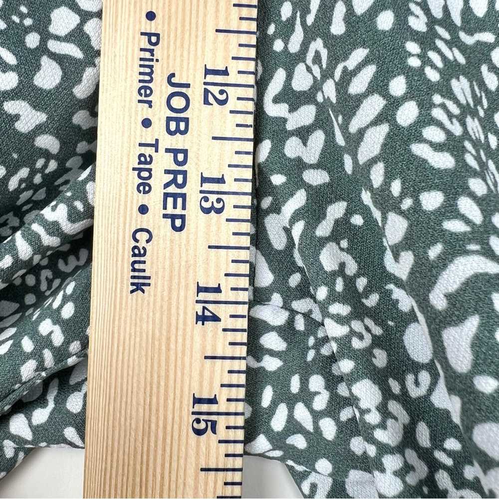 DR2 Polyester Wide Leg Pants Women Size L Leopard… - image 4