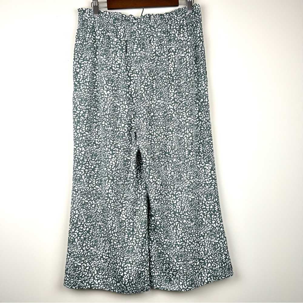 DR2 Polyester Wide Leg Pants Women Size L Leopard… - image 7