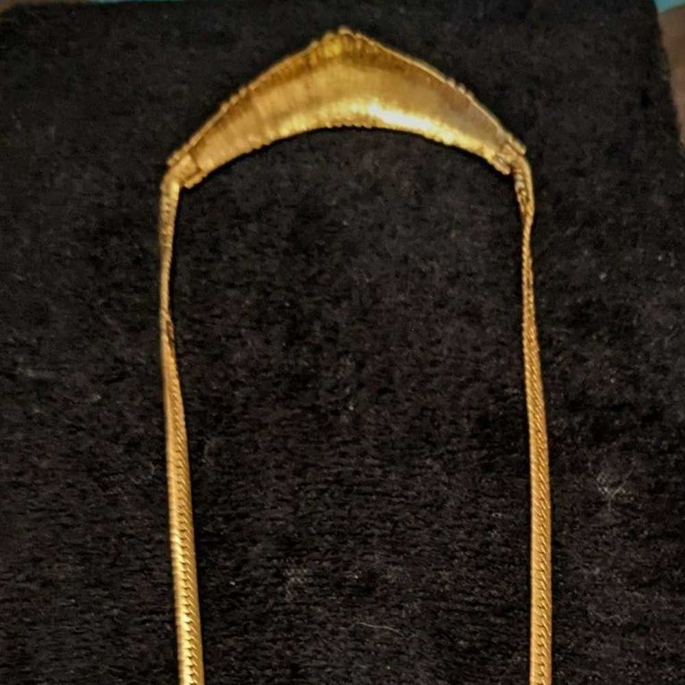 Vintage Gold PL Necklace - image 6