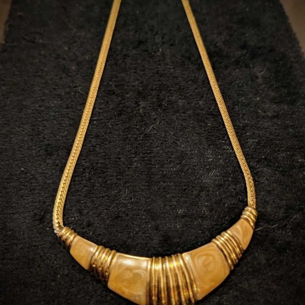 Vintage Gold PL Necklace - image 8