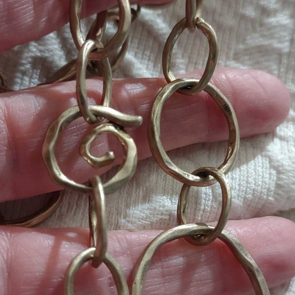 vintage Sigrid Olsen 44-in long designer chain ne… - image 2