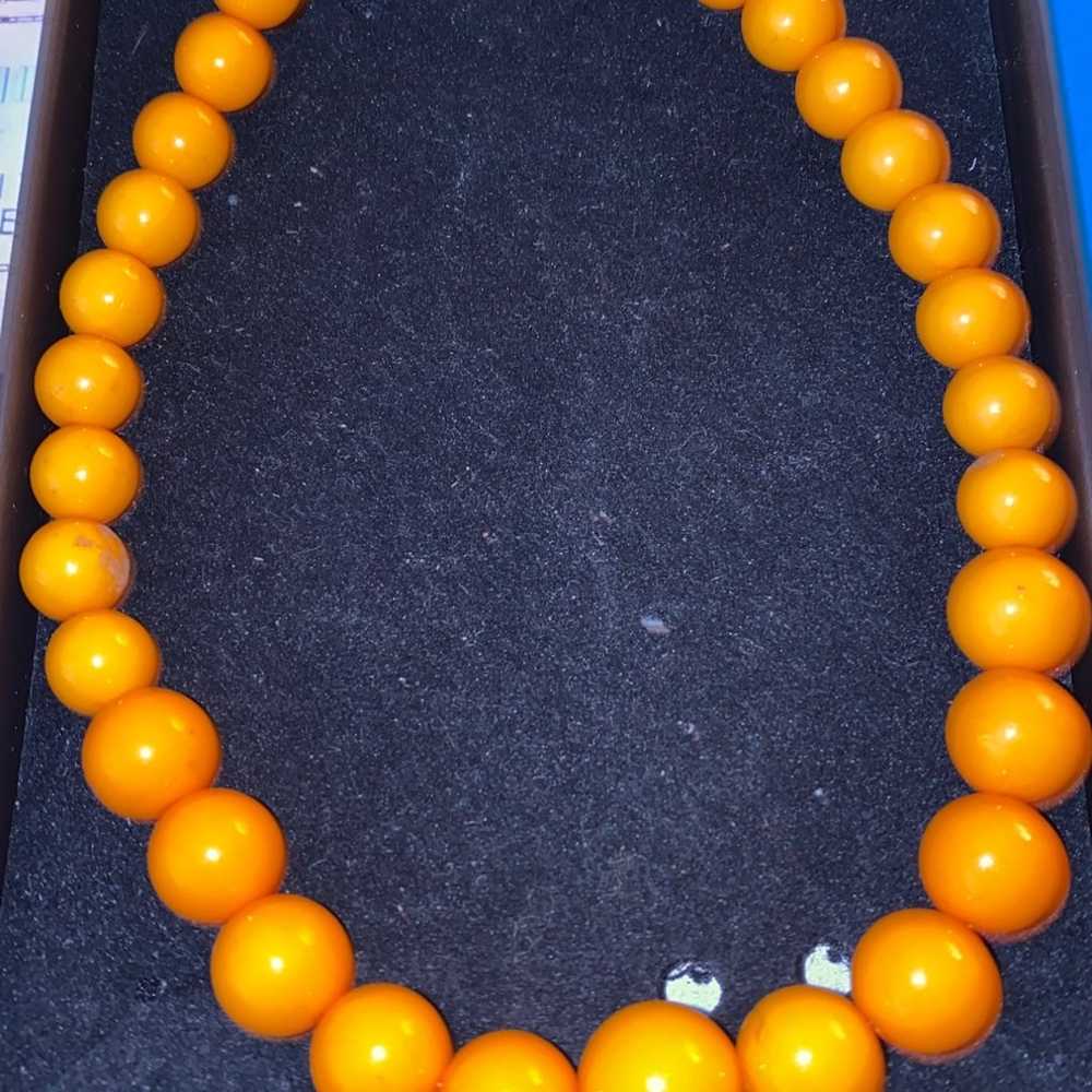 Vintage Glass beaded Necklace - image 1