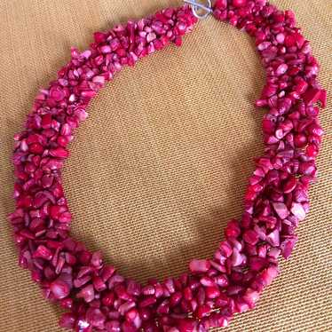 Chunky branches of selling purple coral beads #2