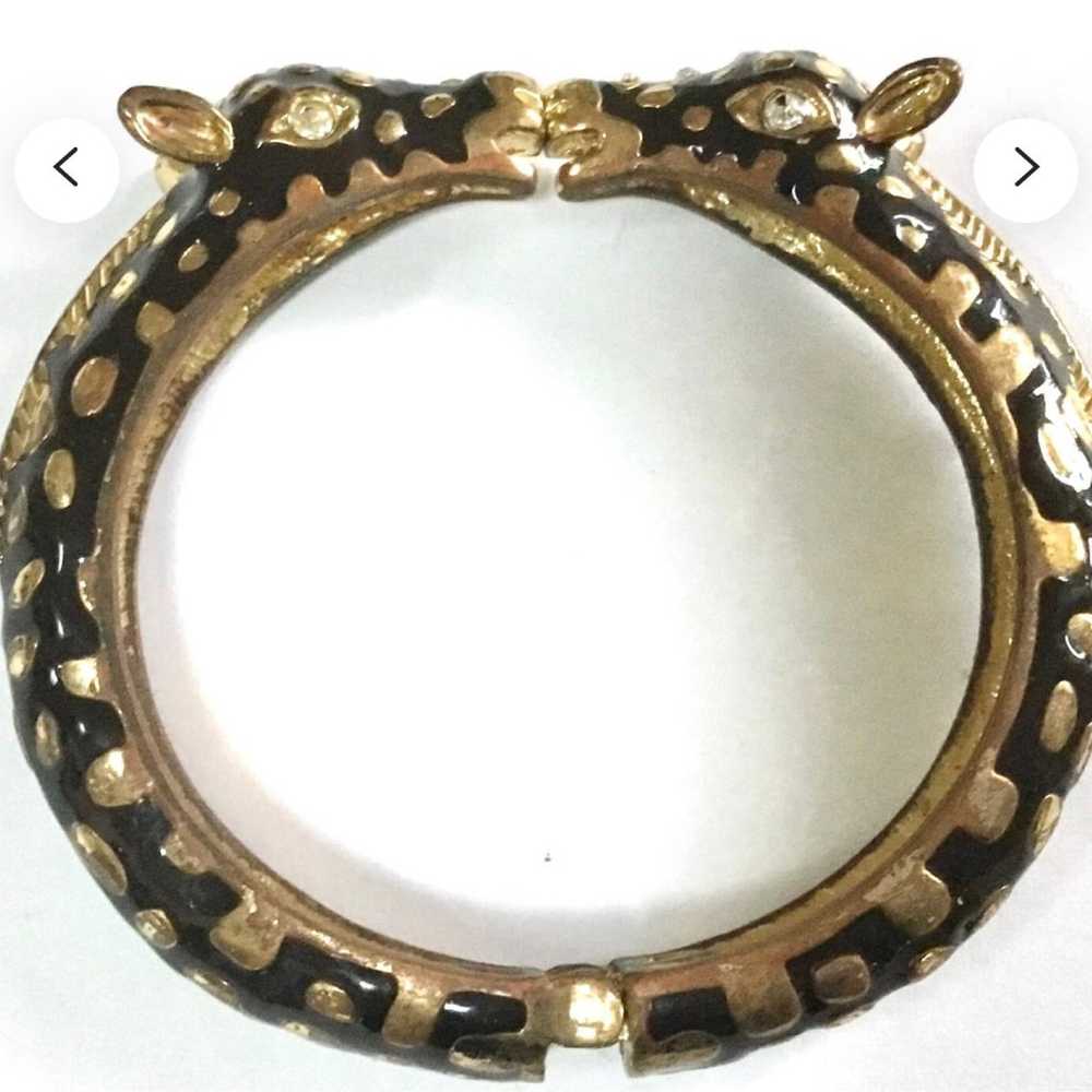 NWOT VINTAGE, ESTATE GIRAFFE BRACELET - image 2