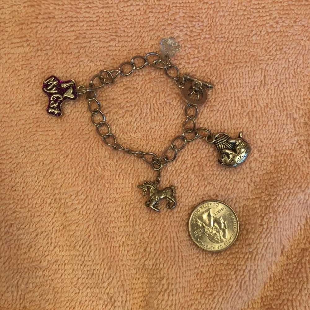 Vintage I Love My Cat Charm Bracelet with Charms - image 4