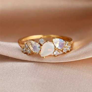 S925 Vintage inspired Moonstone Ring