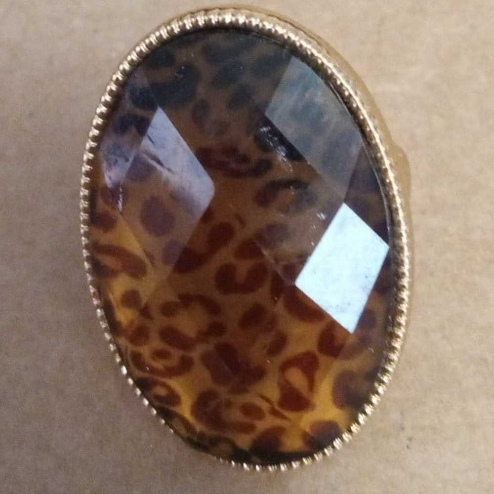 Vintage Leopard Print Jewelry Ensemble - image 2