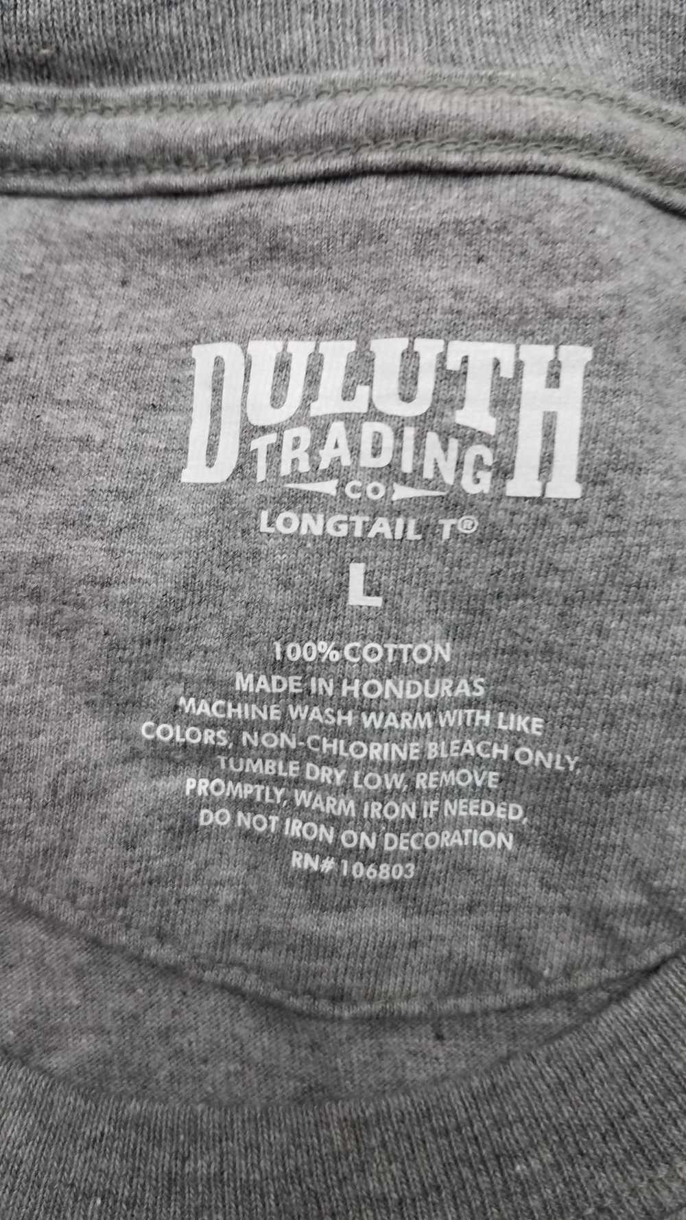 Men's DULUTH TRADING Gray Shirt L - image 3