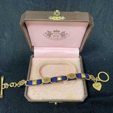 Juicy Couture Gold & Royal Blue Bracelet - image 1