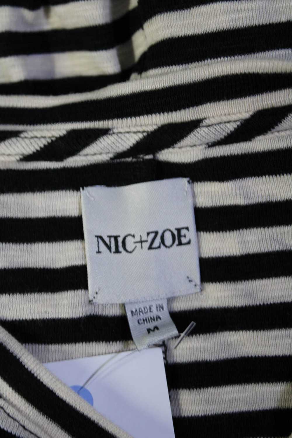 Nic + Zoe Womens Long Sleeve Scoop Neck Striped S… - image 6