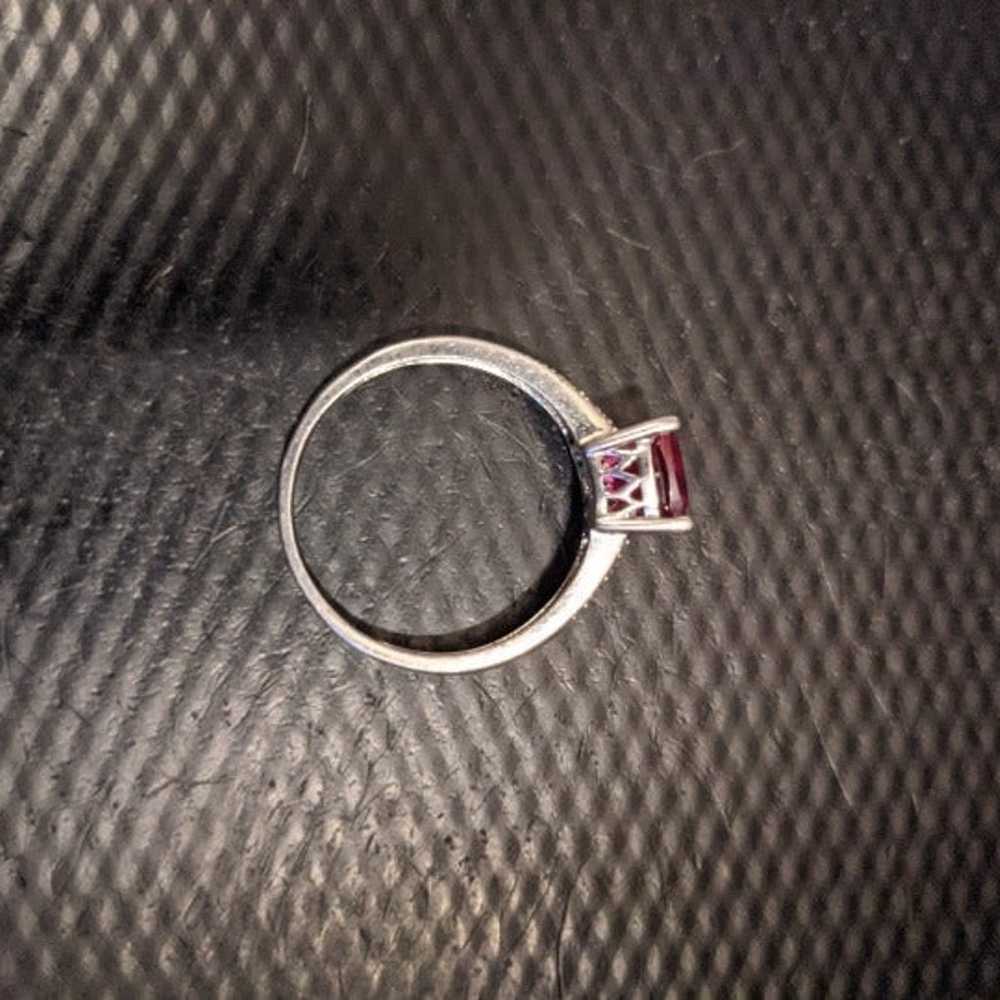 VTG Authentic Ruby/SS Ring - image 4