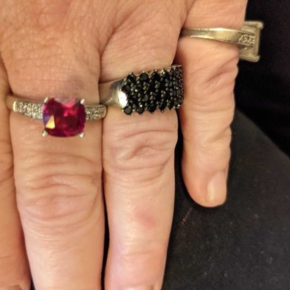 VTG Authentic Ruby/SS Ring - image 6