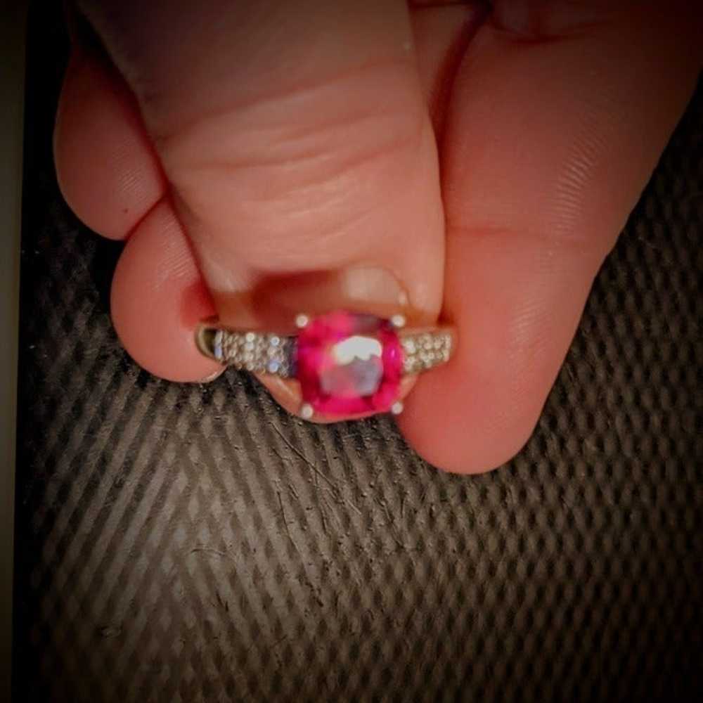 VTG Authentic Ruby/SS Ring - image 7