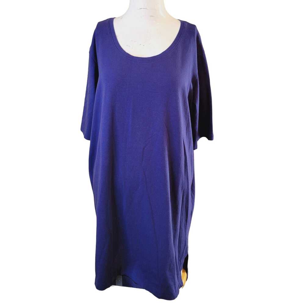 Eileen Fisher Large Dress Tunic stretch soft orga… - image 1