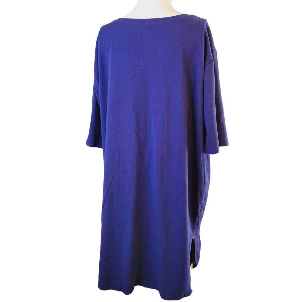 Eileen Fisher Large Dress Tunic stretch soft orga… - image 4