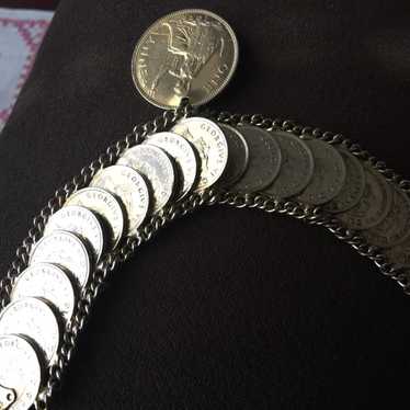 GOLD Plated Coin Bracelet