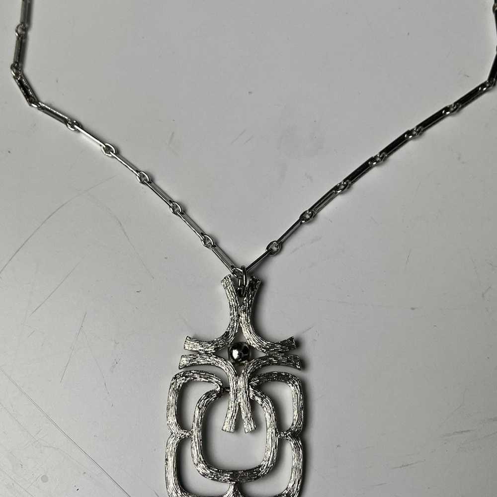 AVON branded, Vintage ‘60’s silver-tone square br… - image 3