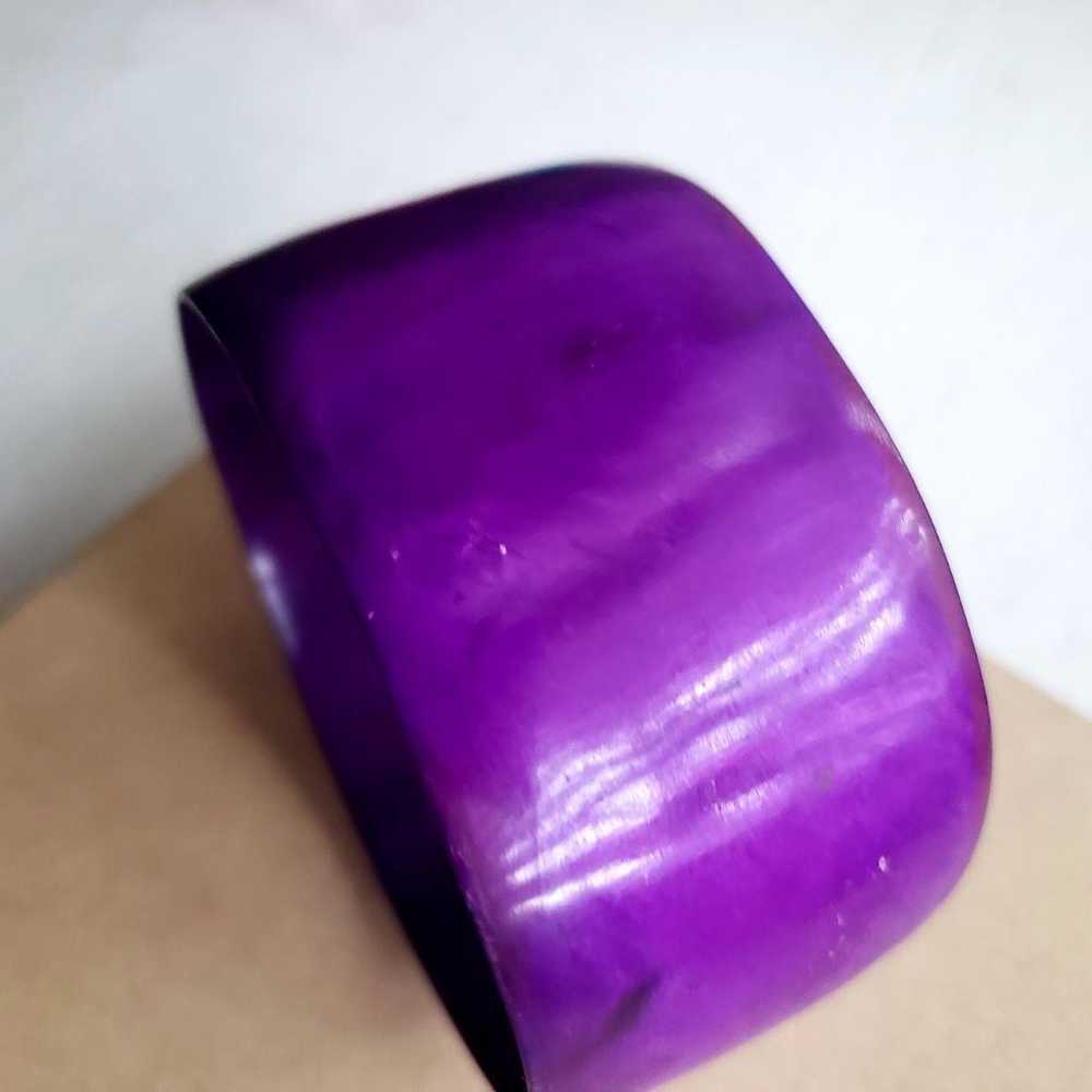 NWOTs cow horn ethnic wide bangles - image 11