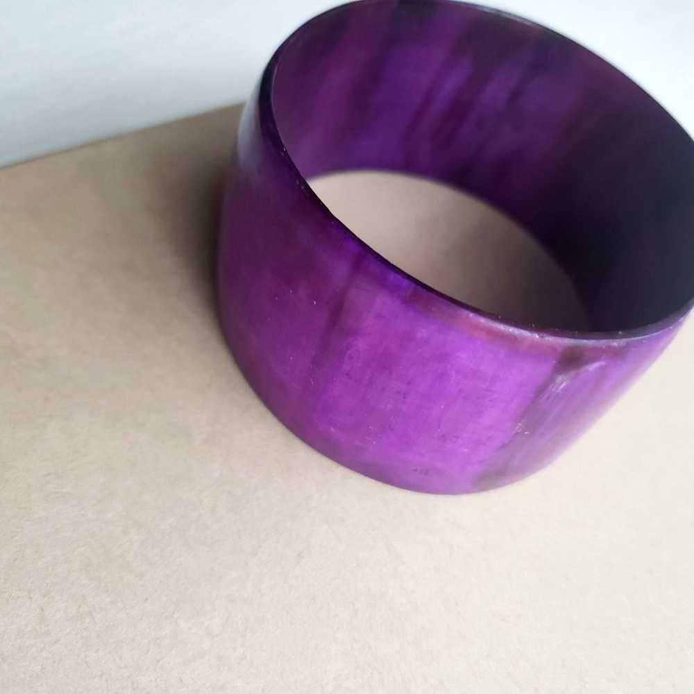 NWOTs cow horn ethnic wide bangles - image 12