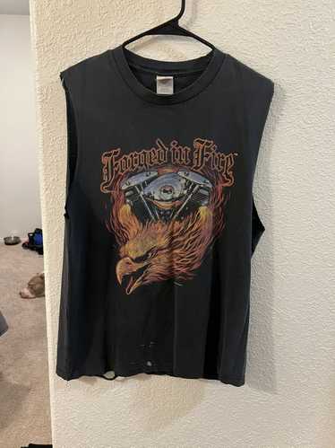 Harley Davidson × Vintage Vintage Forged in Fire T