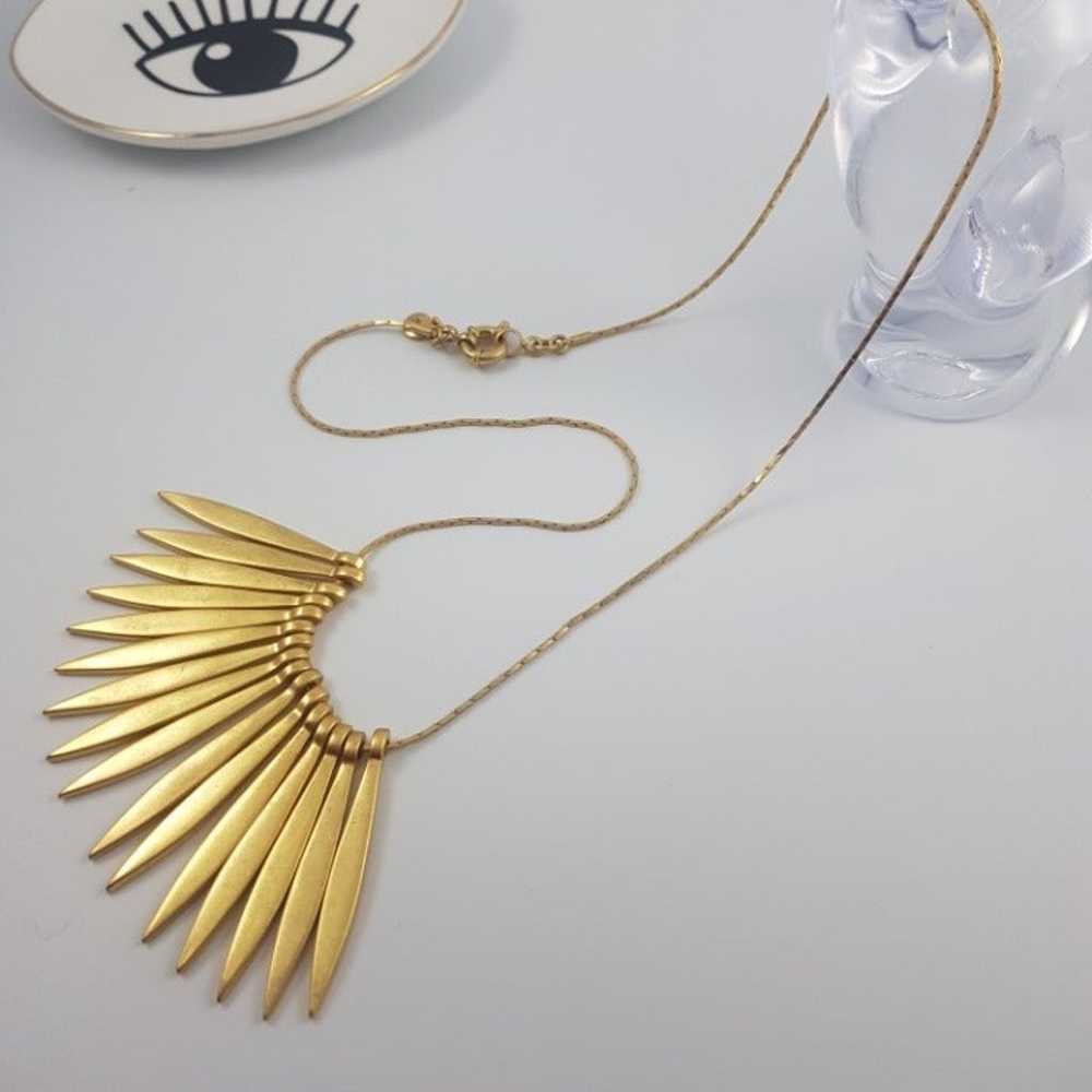 Feather bohemian necklace - image 2