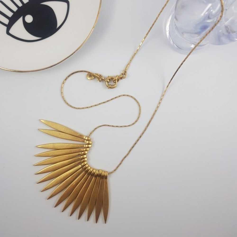 Feather bohemian necklace - image 3