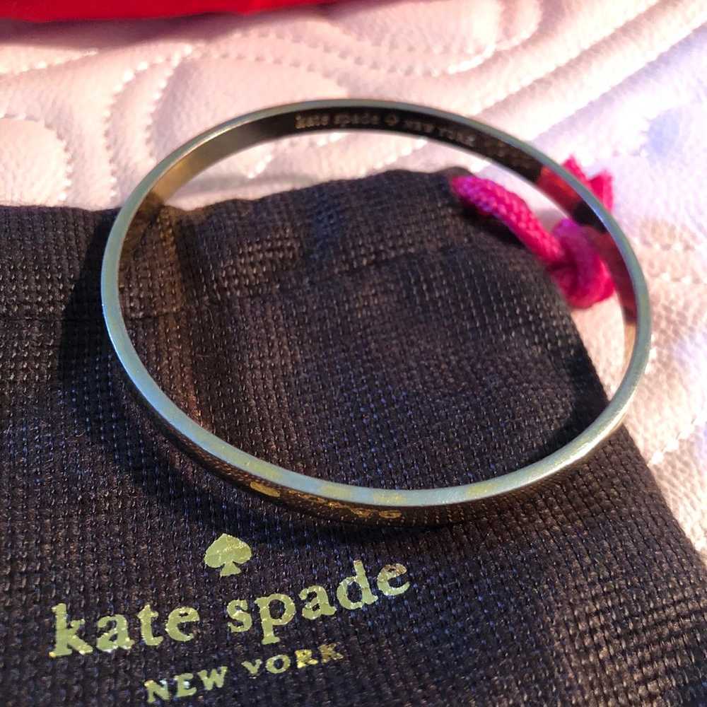 Vintage Kate Spade New York Heart of Gold Bangle - image 2