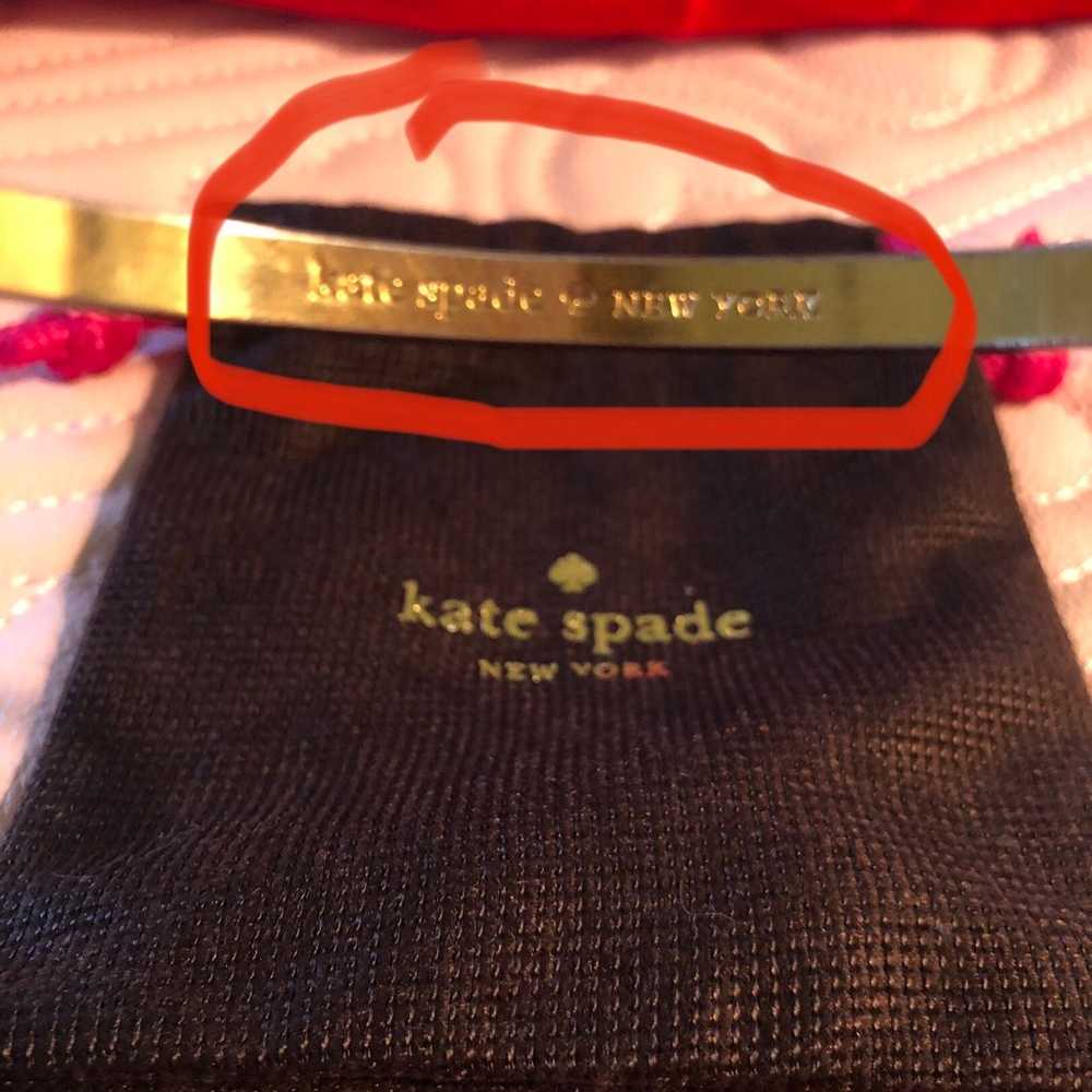 Vintage Kate Spade New York Heart of Gold Bangle - image 4