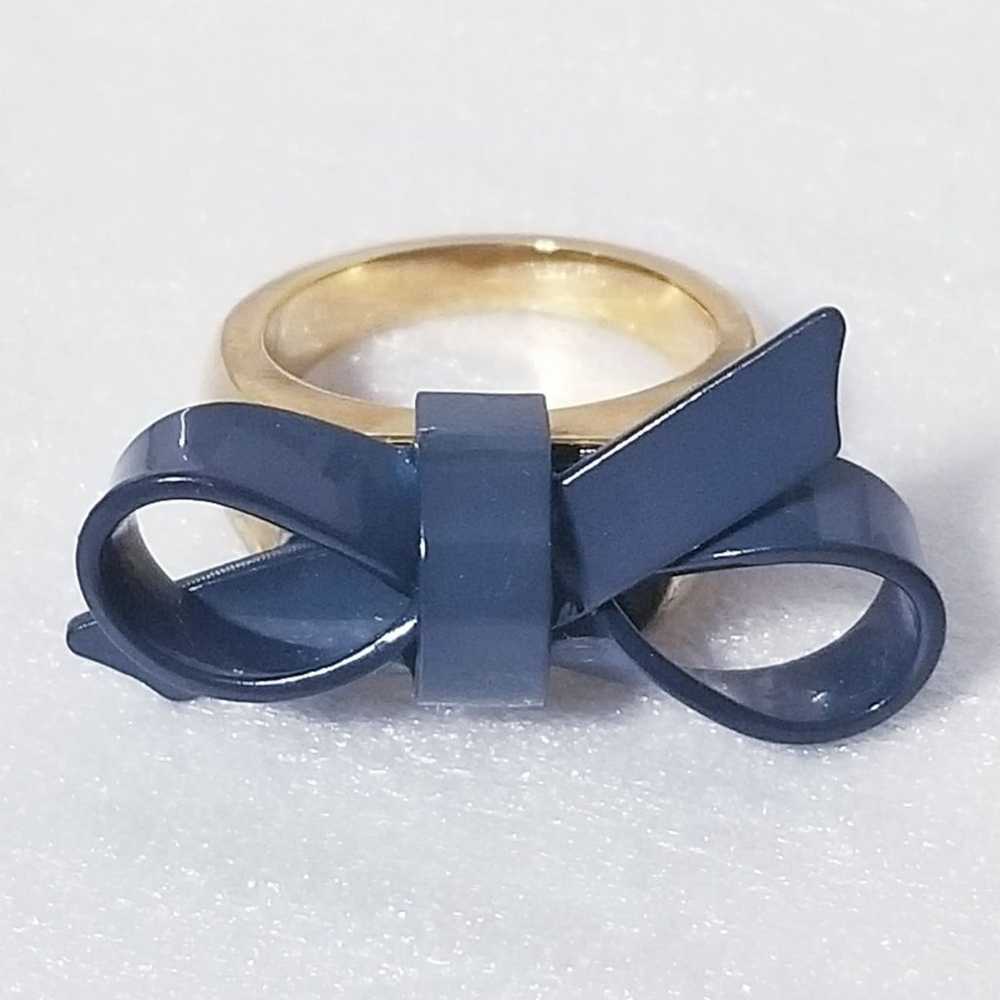 Kate Spade bow ring size 7 - image 1