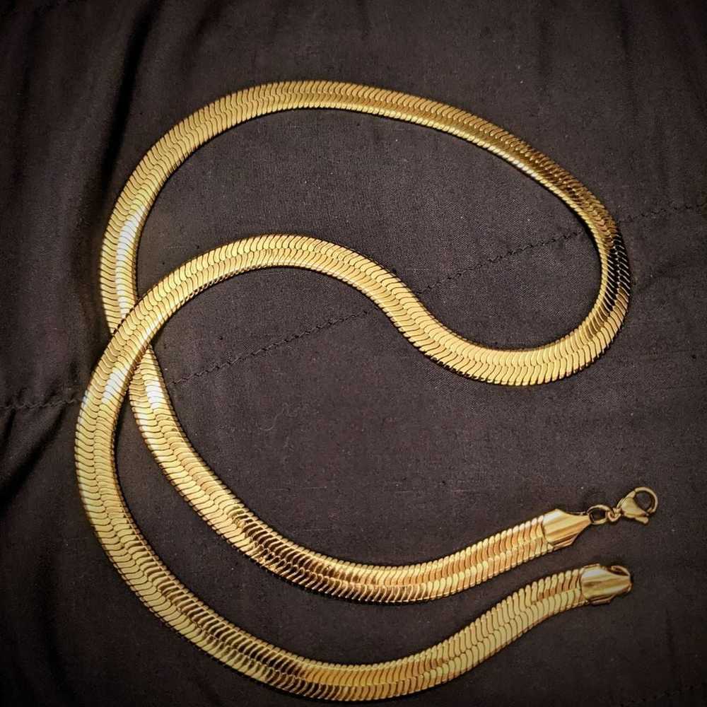 VTG 30"HeavyGPL Herringbone Chain - image 6