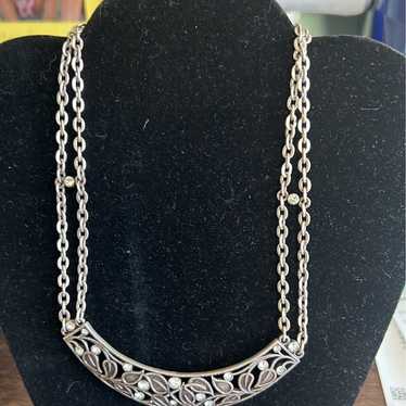 TOUCHSTONE CRYSTAL BY SWAROVSKI VINTAGE VINE NECK… - image 1