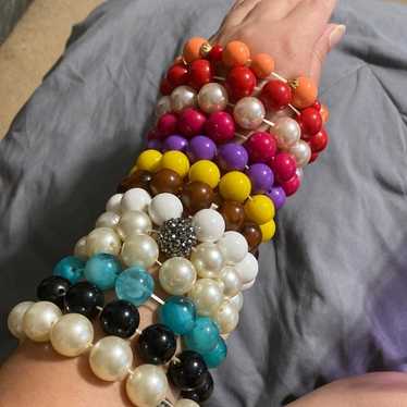 Vintage beaded bracelets (14)qty  take them all a… - image 1